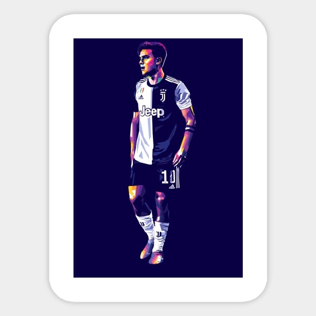 Paulo Dybala Sticker by Wijaya6661